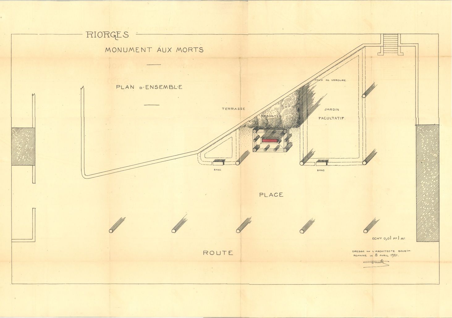 19210408 PlanMonument