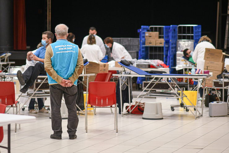 Collecte de sang à Riorges, le 13 août