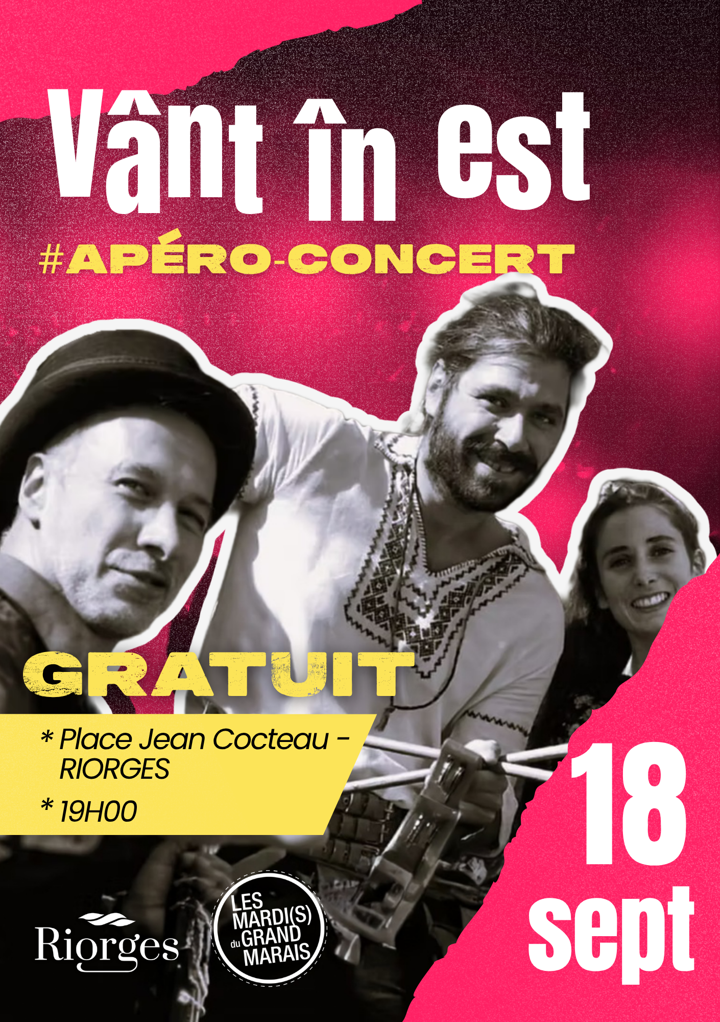 Flyer A5 MGM apéro concert
