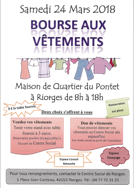 Flyer bourse aux vêtements